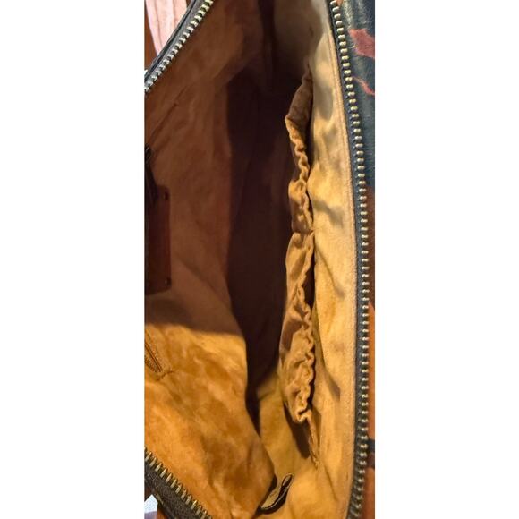 Patricia Nash Avellino Camo Leather Crossbody Bag/Purse Multicolor Boho EUC - Picture 6 of 10